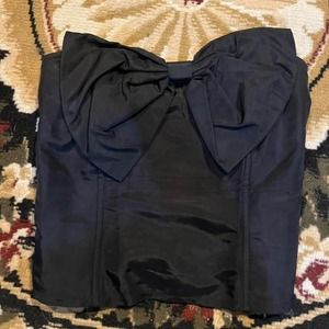 strapless‎ bow top